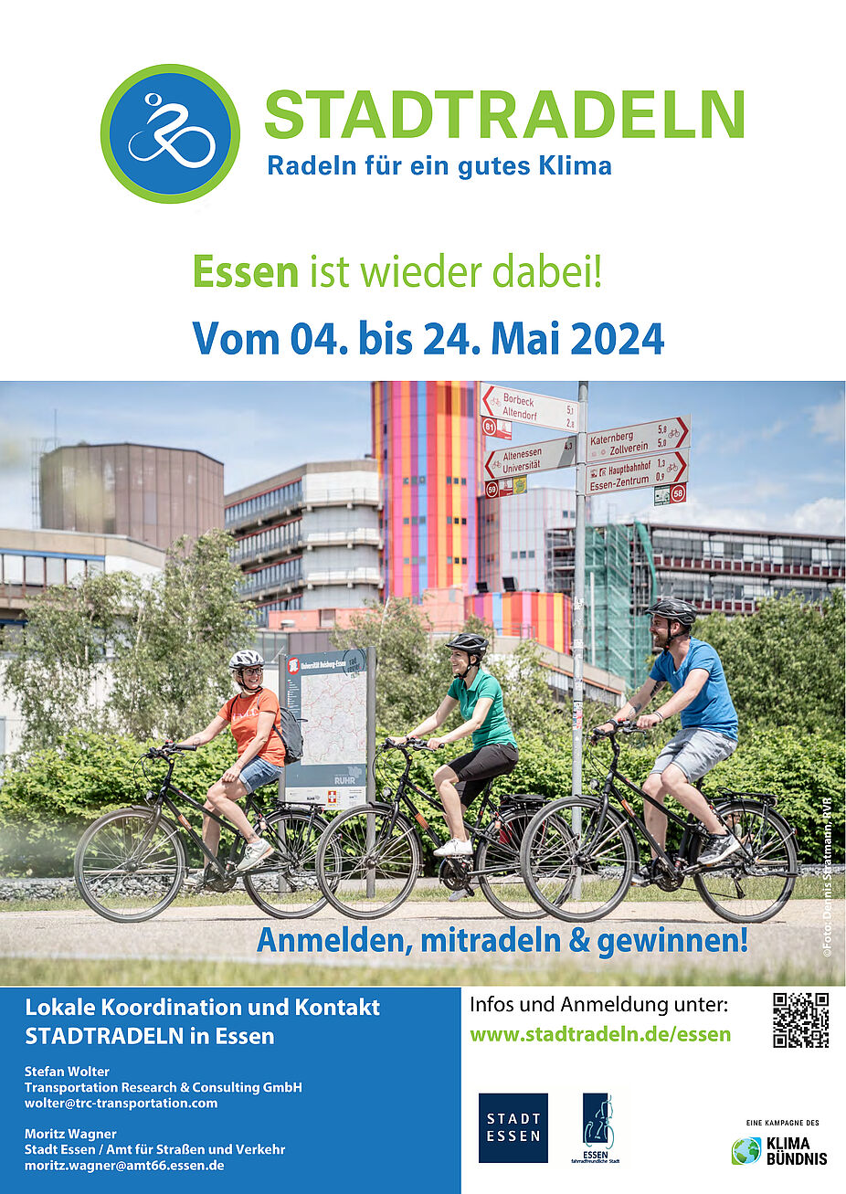 Poster "Stadtradeln Essen" 2024