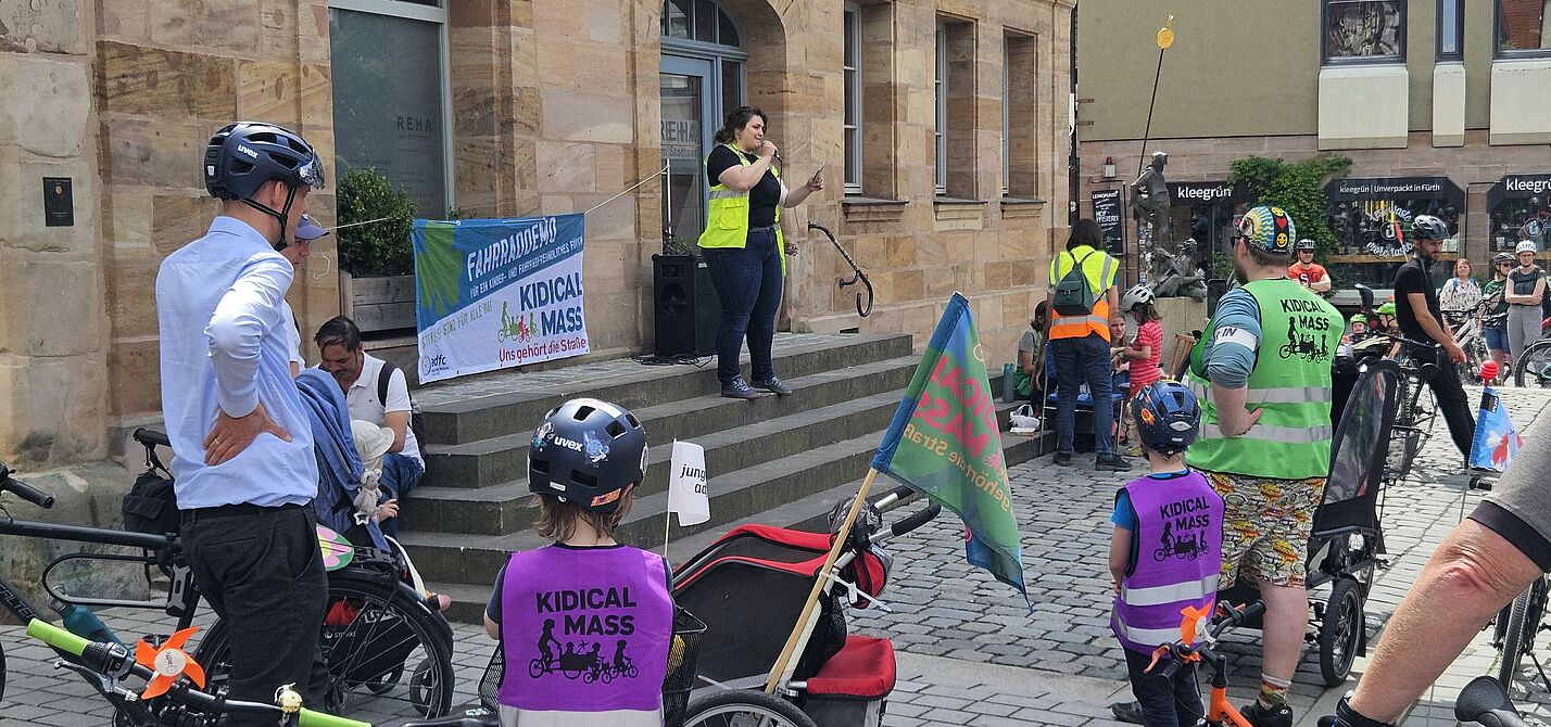 Begrüßung zur Kidical Mass