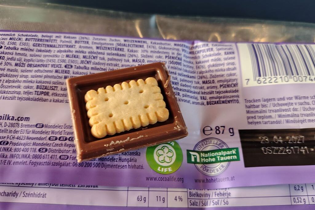 Milka erleichtert und das Radfahren um 13 Gramm: Jetzt 87 Gramm in der Packung Schokolade 