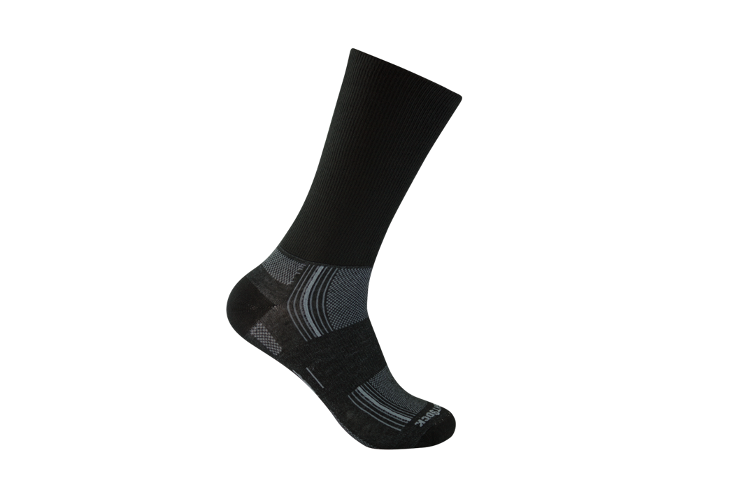 Eine Sportsocke von Wrightscok in schwarz. 